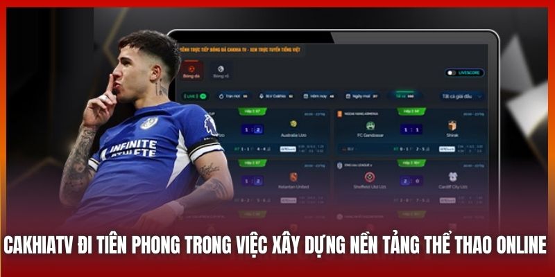 Cakhiatv.ad đi tiên phong trong việc xây dựng nền tảng thể thao online 