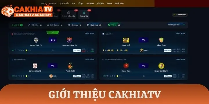 Tổng quan về Cakhiatv