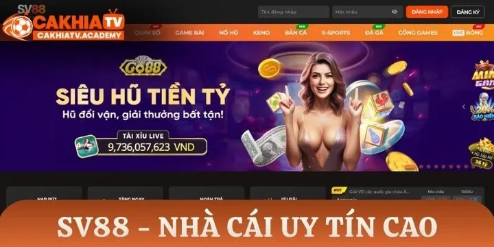 Độ tin cậy cao của SV88