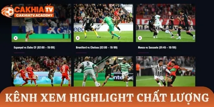 Kênh xem highlight bóng đá chất lượng nhất