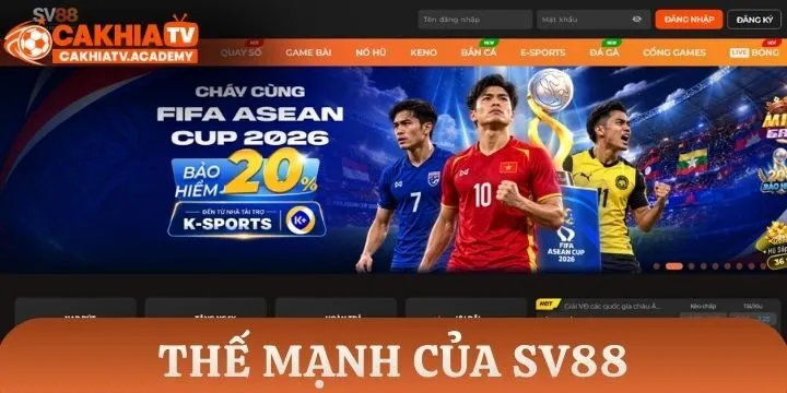 Yếu tố giúp SV88 chiếm trọn trái tim bet thủ Việt